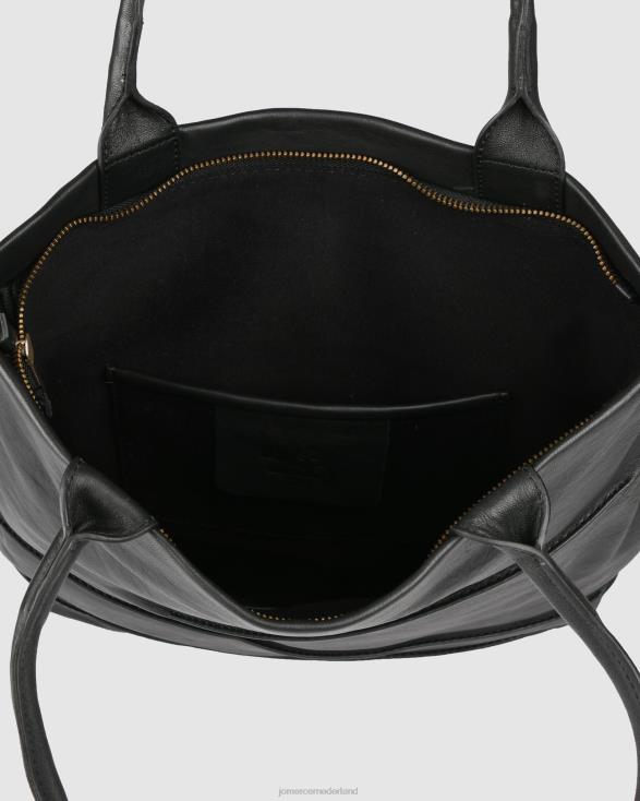Biba Fargo draagtas 46LN453 zwart leer Jo Mercer accessoires
