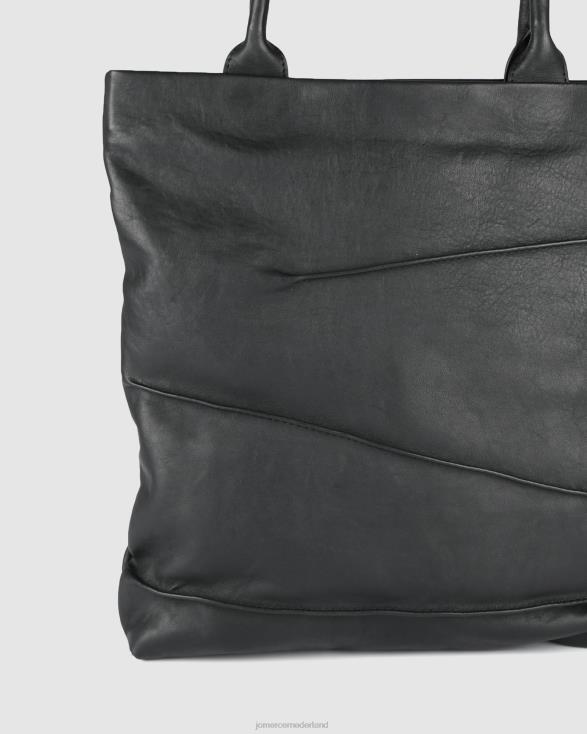 Biba Fargo draagtas 46LN453 zwart leer Jo Mercer accessoires