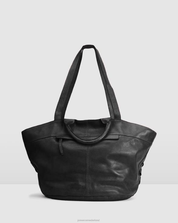 Biba Lewisburg draagtas 46LN463 zwart leer Jo Mercer accessoires