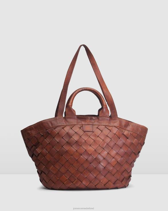 Biba Lewisburg draagtas 46LN464 bruin leer Jo Mercer accessoires