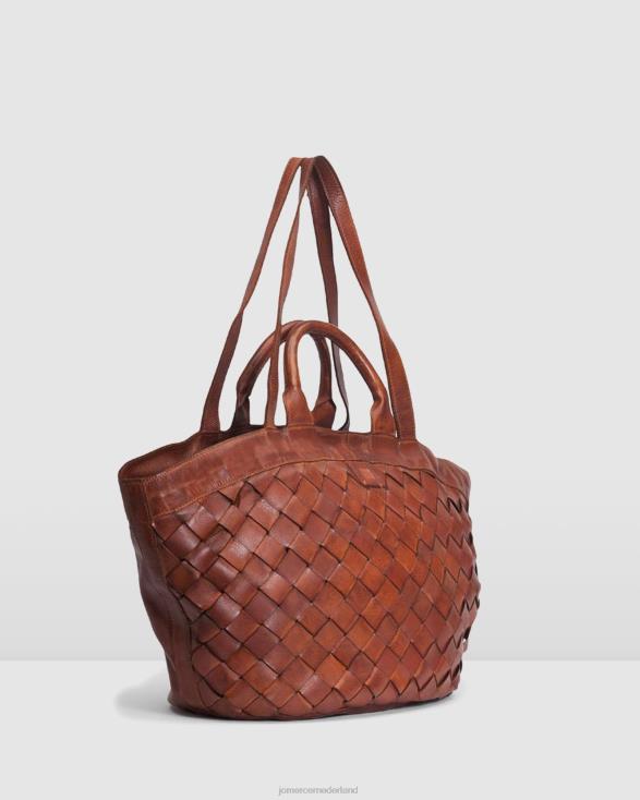 Biba Lewisburg draagtas 46LN464 bruin leer Jo Mercer accessoires