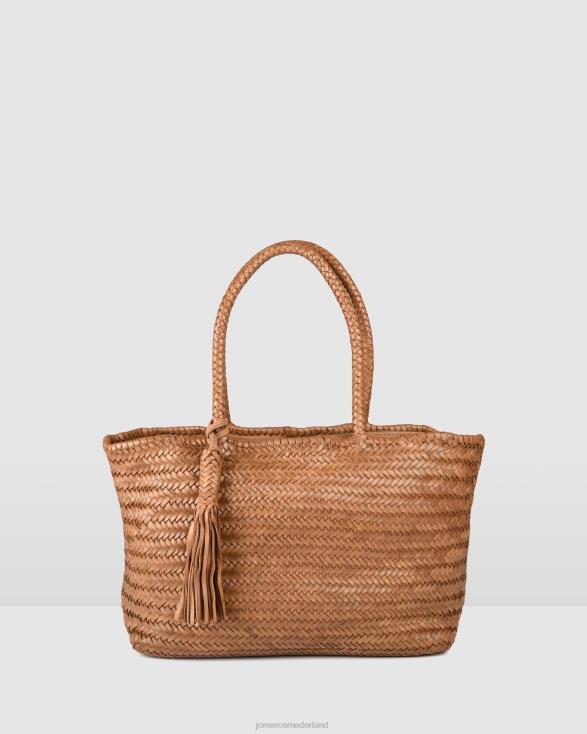 Biba Perkins draagtas 46LN454 kameel leer Jo Mercer accessoires