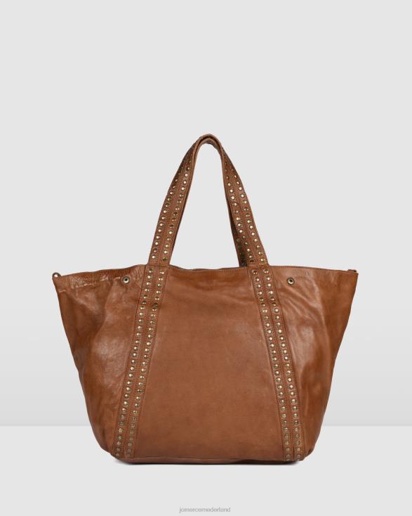 Biba Sherman draagtas 46LN466 bruin leer Jo Mercer accessoires