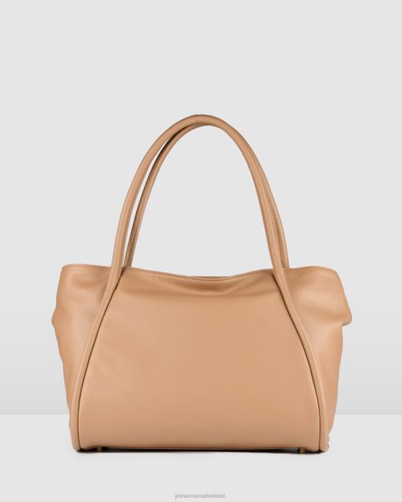Oliviera draagtas 46LN456 bruin leer Jo Mercer accessoires
