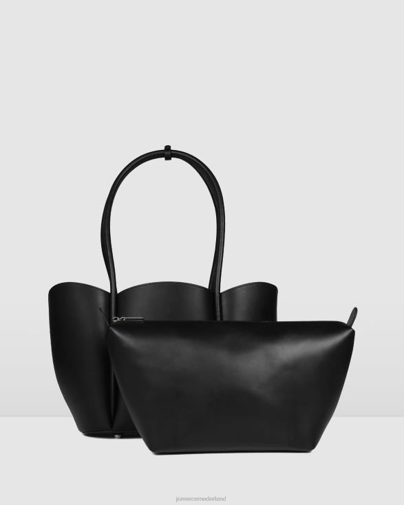 draagtas van Eleni 46LN459 zwart leer Jo Mercer accessoires
