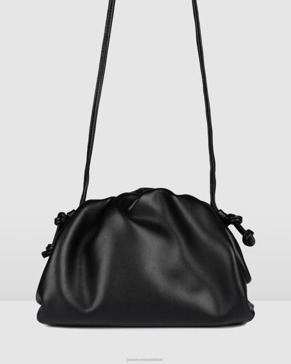 Bambi-crossbodytas 46LN402 zwart leer Jo Mercer accessoires