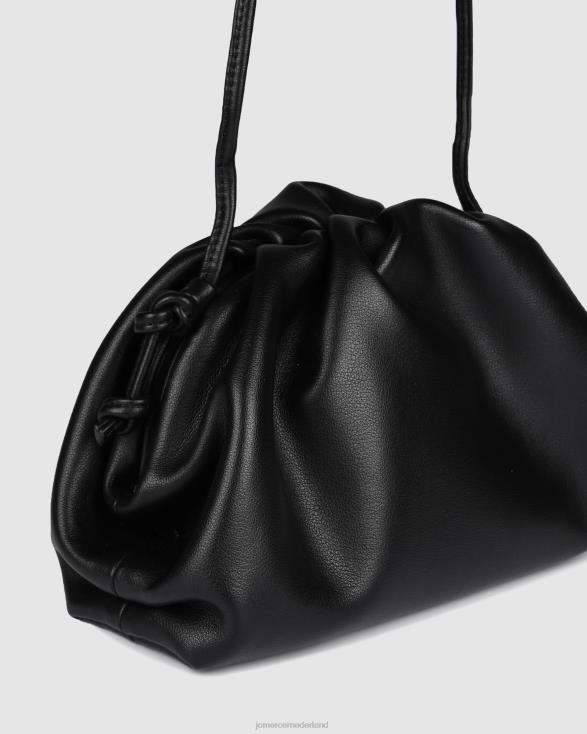Bambi-crossbodytas 46LN402 zwart leer Jo Mercer accessoires