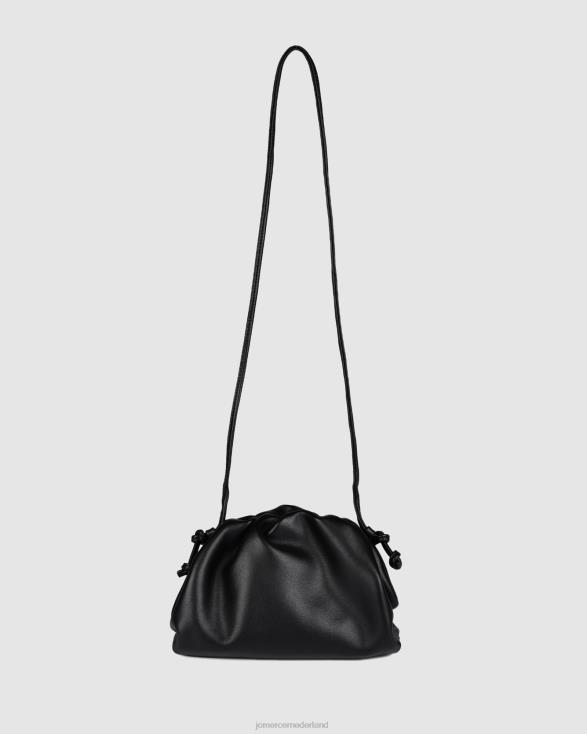 Bambi-crossbodytas 46LN402 zwart leer Jo Mercer accessoires