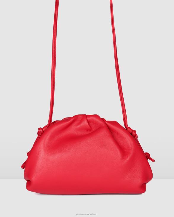 Bambi-crossbodytas 46LN408 felroze leer Jo Mercer accessoires