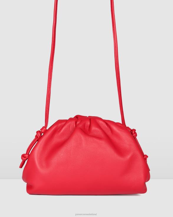 Bambi-crossbodytas 46LN408 felroze leer Jo Mercer accessoires