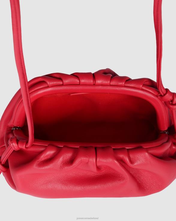 Bambi-crossbodytas 46LN408 felroze leer Jo Mercer accessoires