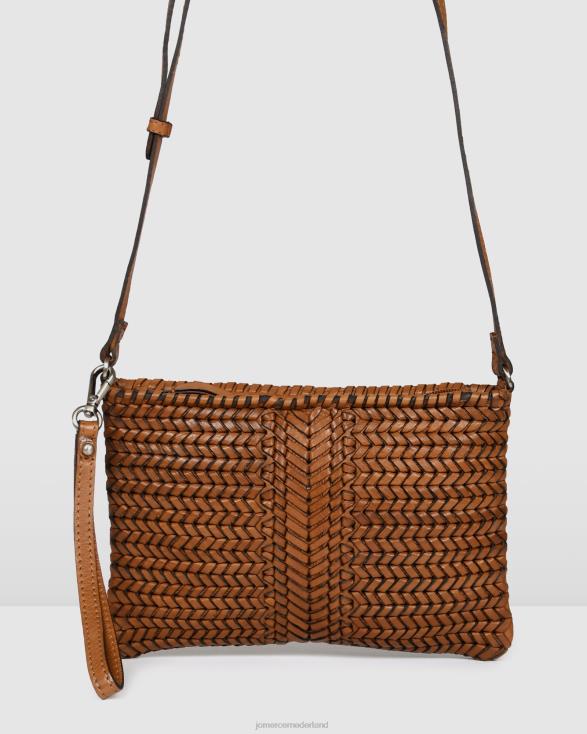 Biba Andrews crossbodytas 46LN416 bruin leer Jo Mercer accessoires