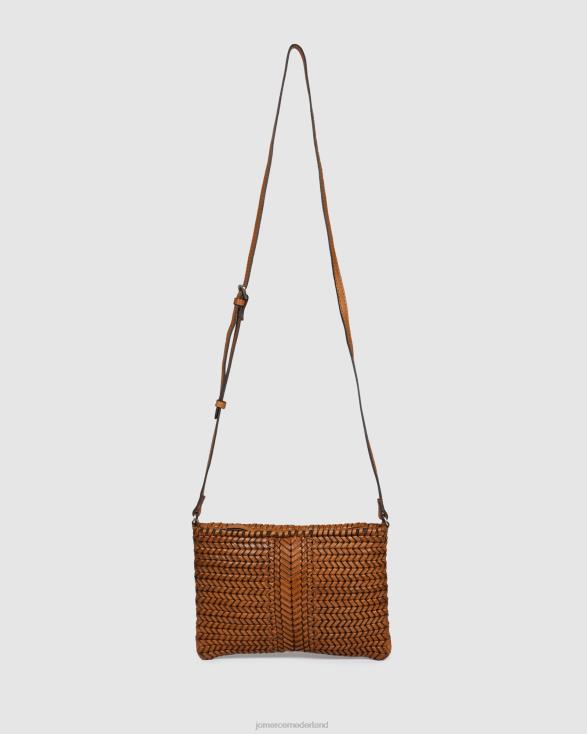 Biba Andrews crossbodytas 46LN416 bruin leer Jo Mercer accessoires