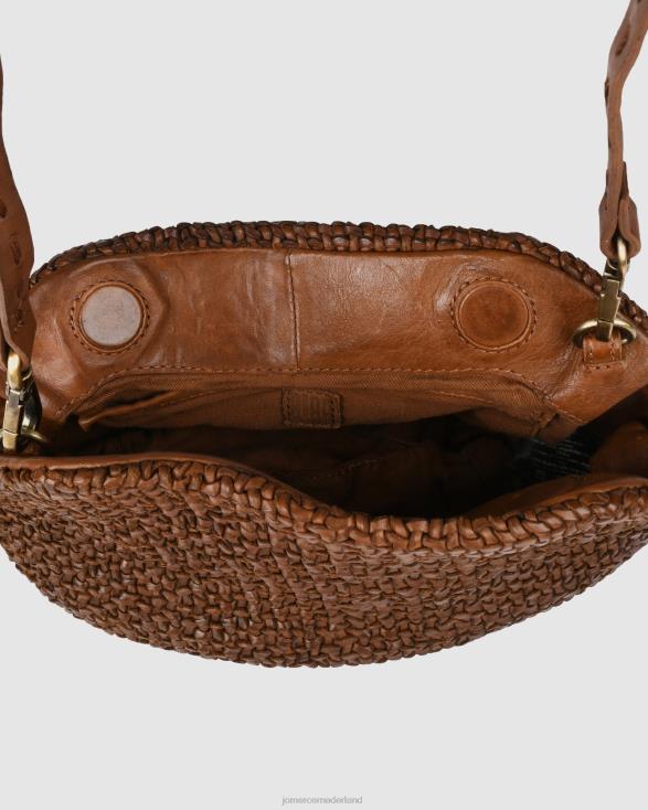 Biba Bristow crossbodytas 46LN422 bruin leer Jo Mercer accessoires