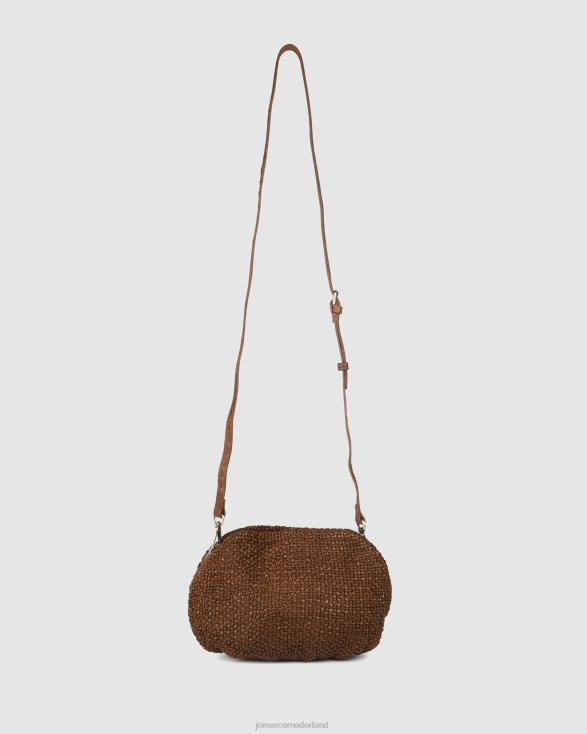 Biba Bristow crossbodytas 46LN422 bruin leer Jo Mercer accessoires
