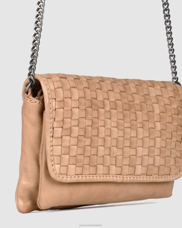 Biba Looma mini-crossbodytas 46LN419 taupe leer Jo Mercer accessoires