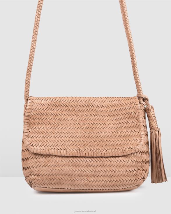 Biba Perkins crossbodytas 46LN418 kameel leer Jo Mercer accessoires