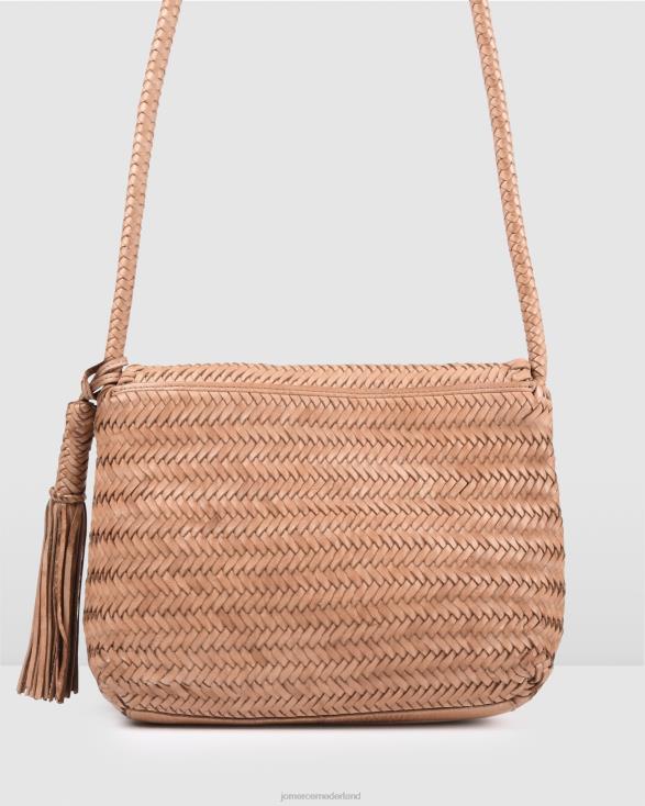 Biba Perkins crossbodytas 46LN418 kameel leer Jo Mercer accessoires