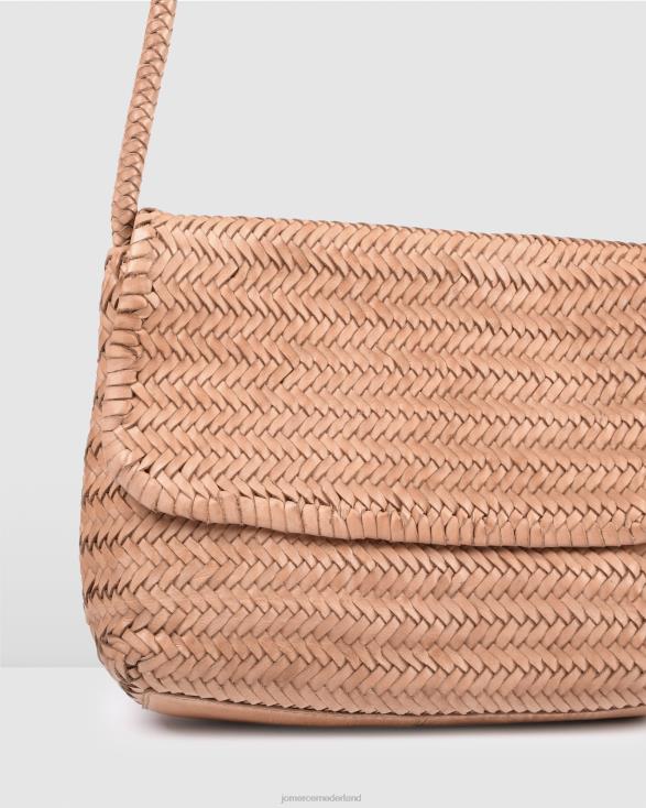 Biba Perkins crossbodytas 46LN418 kameel leer Jo Mercer accessoires