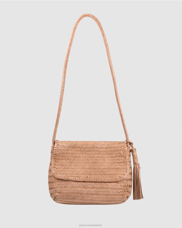 Biba Perkins crossbodytas 46LN418 kameel leer Jo Mercer accessoires