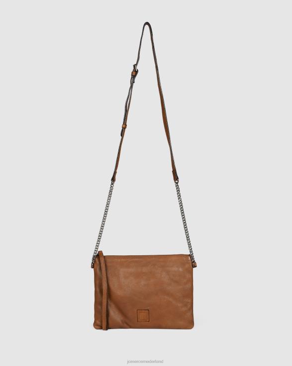 Biba Tacoma schoudertas 46LN411 bruin leer Jo Mercer accessoires