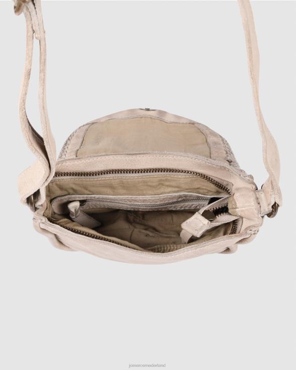 Biba Wilkins crossbodytas 46LN415 crème leer Jo Mercer accessoires