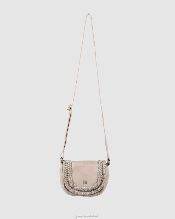 Biba Wilkins crossbodytas 46LN415 crème leer Jo Mercer accessoires