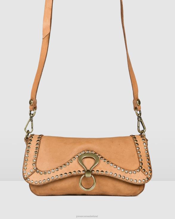 Campomaggi Acqua mini-crossbodytas 46LN413 kameel leer Jo Mercer accessoires