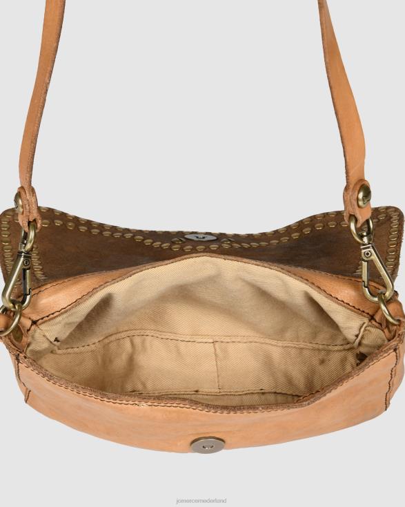 Campomaggi Acqua mini-crossbodytas 46LN413 kameel leer Jo Mercer accessoires