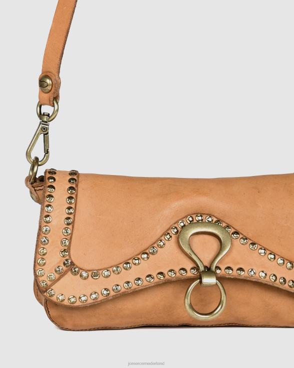 Campomaggi Acqua mini-crossbodytas 46LN413 kameel leer Jo Mercer accessoires