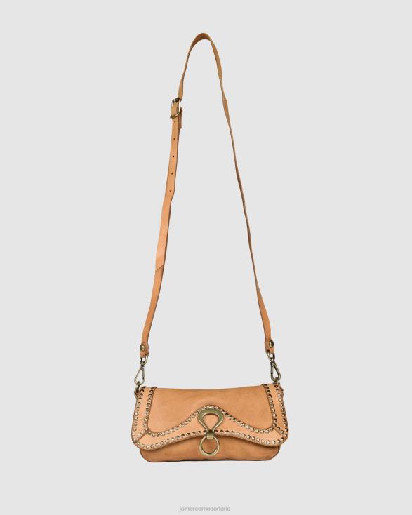 Campomaggi Acqua mini-crossbodytas 46LN413 kameel leer Jo Mercer accessoires