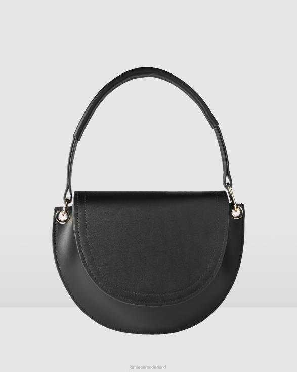 Lore crossbodytas 46LN394 zwart leer Jo Mercer accessoires