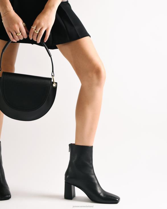 Lore crossbodytas 46LN394 zwart leer Jo Mercer accessoires