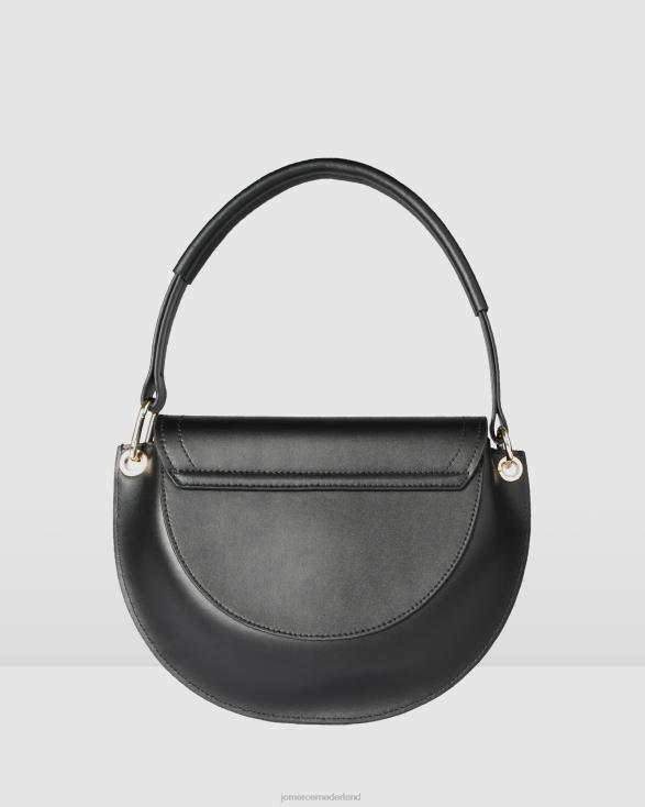 Lore crossbodytas 46LN394 zwart leer Jo Mercer accessoires