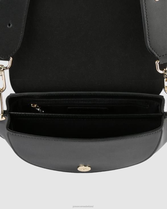 Lore crossbodytas 46LN394 zwart leer Jo Mercer accessoires