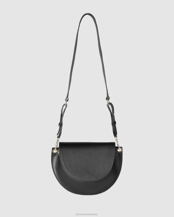 Lore crossbodytas 46LN394 zwart leer Jo Mercer accessoires