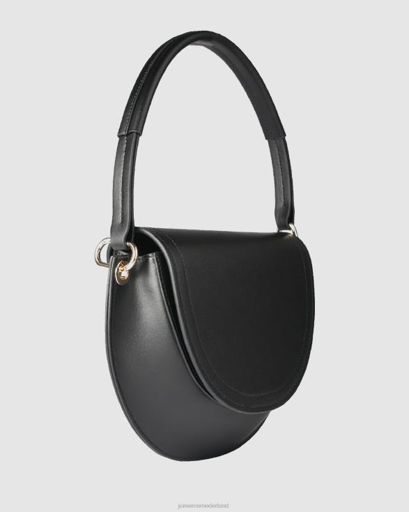 Lore crossbodytas 46LN394 zwart leer Jo Mercer accessoires