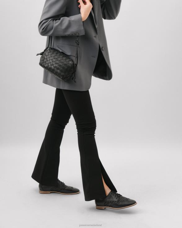 Murphy crossbodytas 46LN396 zwart leer Jo Mercer accessoires