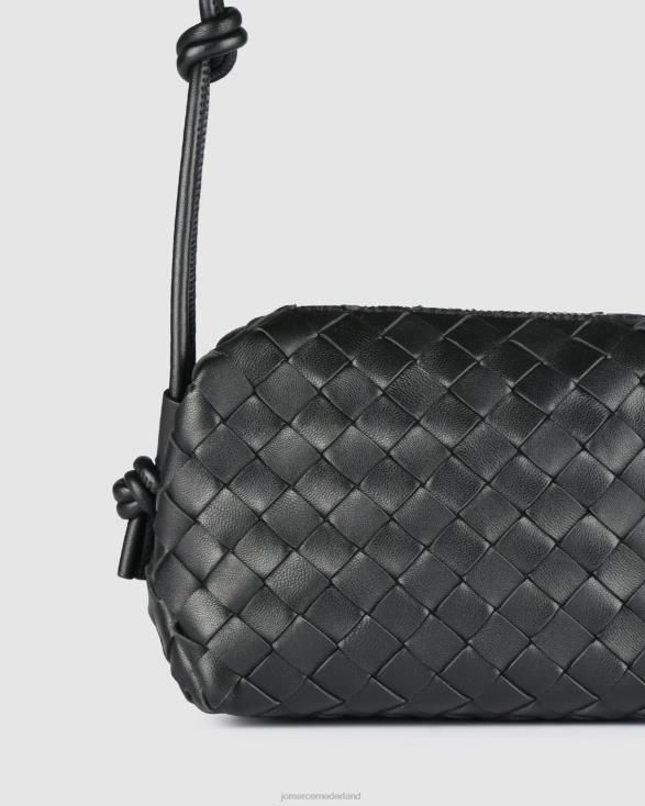 Murphy crossbodytas 46LN396 zwart leer Jo Mercer accessoires