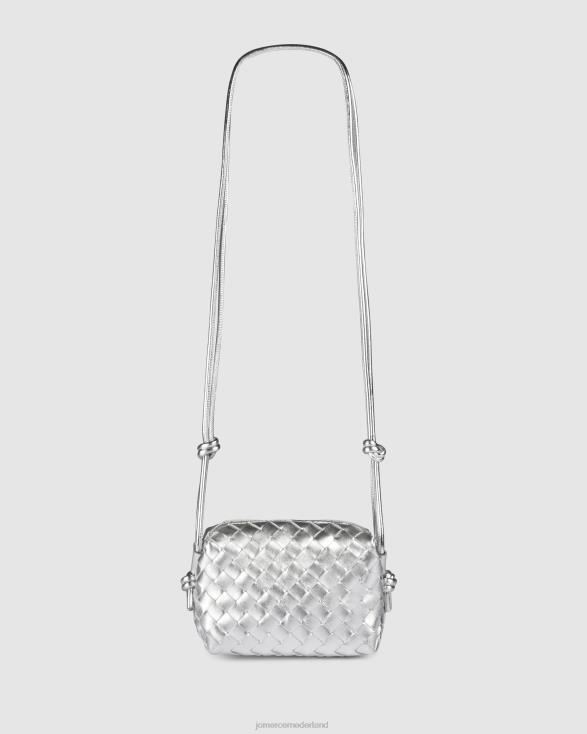 Murphy crossbodytas 46LN397 zilver leer Jo Mercer accessoires