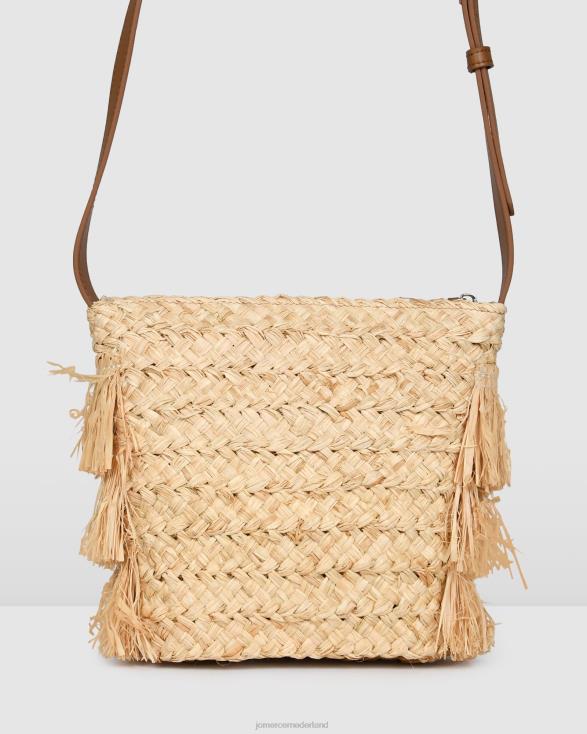 Natalya raffia crossbodytas 46LN405 natuurlijke raffia Jo Mercer accessoires