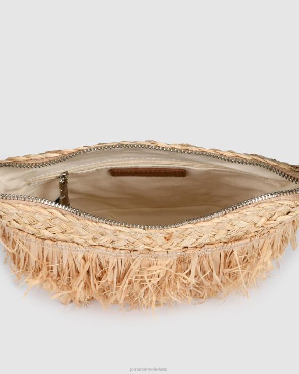 Natalya raffia crossbodytas 46LN405 natuurlijke raffia Jo Mercer accessoires