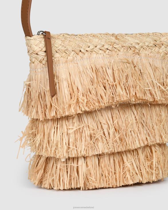 Natalya raffia crossbodytas 46LN405 natuurlijke raffia Jo Mercer accessoires