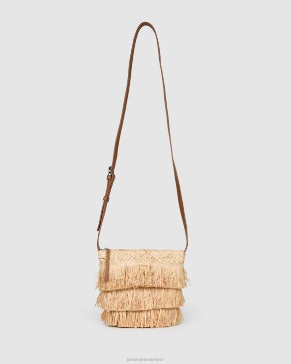Natalya raffia crossbodytas 46LN405 natuurlijke raffia Jo Mercer accessoires