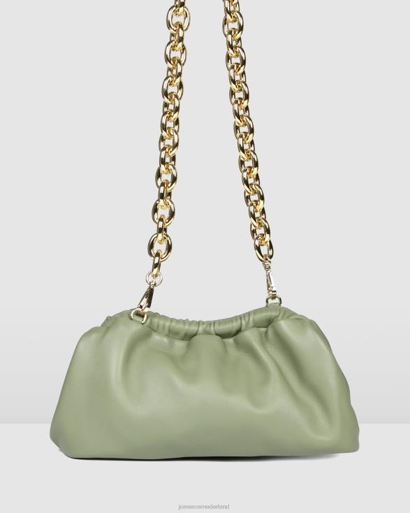 Tribeca crossbodytas 46LN407 pistachegroen leer Jo Mercer accessoires