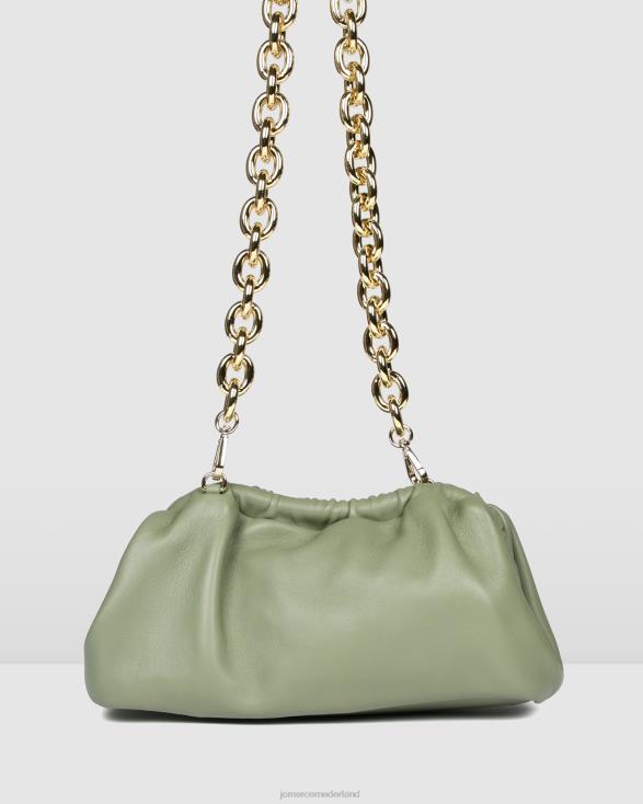 Tribeca crossbodytas 46LN407 pistachegroen leer Jo Mercer accessoires