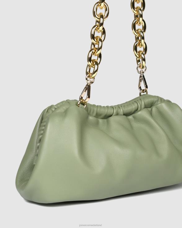 Tribeca crossbodytas 46LN407 pistachegroen leer Jo Mercer accessoires