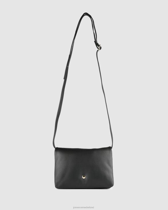 Zephyr crossbodytas 46LN401 zwart leer Jo Mercer accessoires