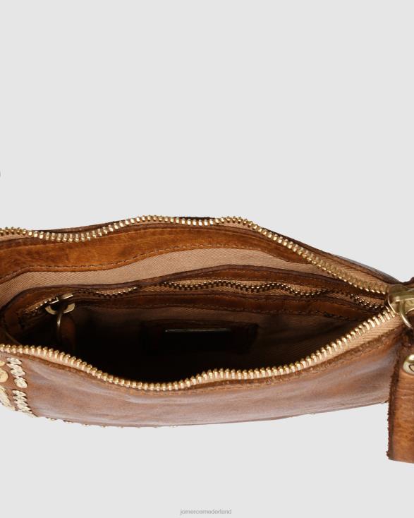 campomaggi orchideeea2 kleine schoudertas 46LN409 cognac leer Jo Mercer accessoires