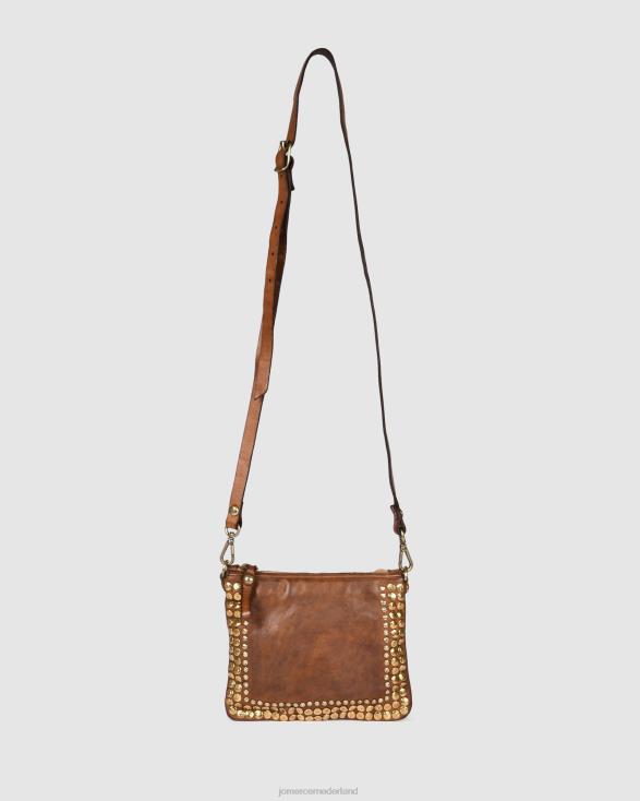 campomaggi orchideeea2 kleine schoudertas 46LN409 cognac leer Jo Mercer accessoires